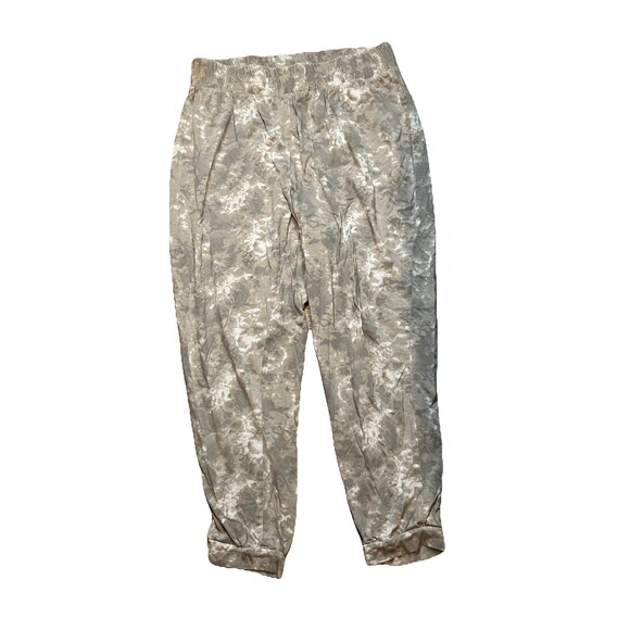 Bobeau Women's Taupe Tie Dye Sweatpants Jogger Elastic Waist Cotton Size XL - Picture 1 of 4